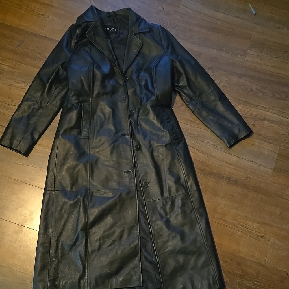 Sleek Black Women's Coat